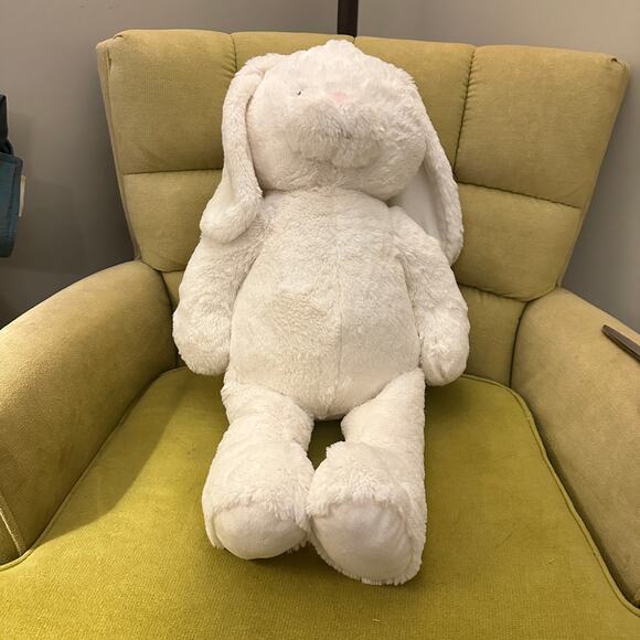 Pottery Barn Kids Plush White Bunny Stuffed Animal 28" Soft Toy Rabbit 09/2020 - Picture 3 of 15